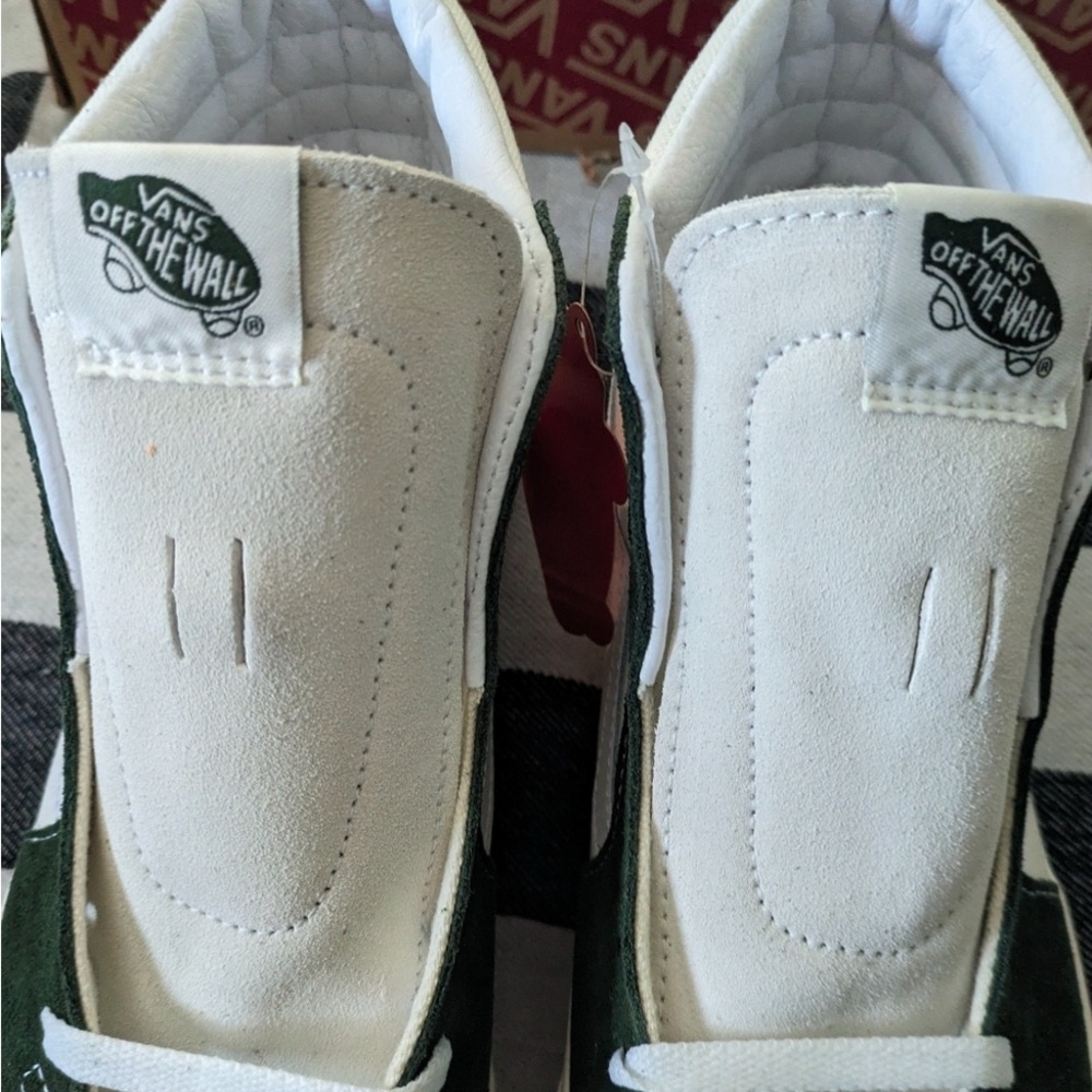Vans Sk8-Hi Retro Sport Marshmallow Bistro Green Women 9.5 042025 - Picture 8 of 8